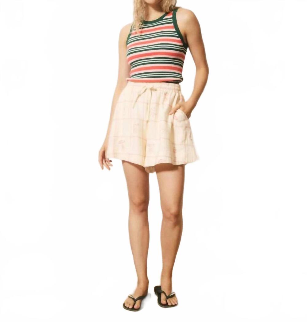NEW FRNCH nunzia sleeveless top in multicolor